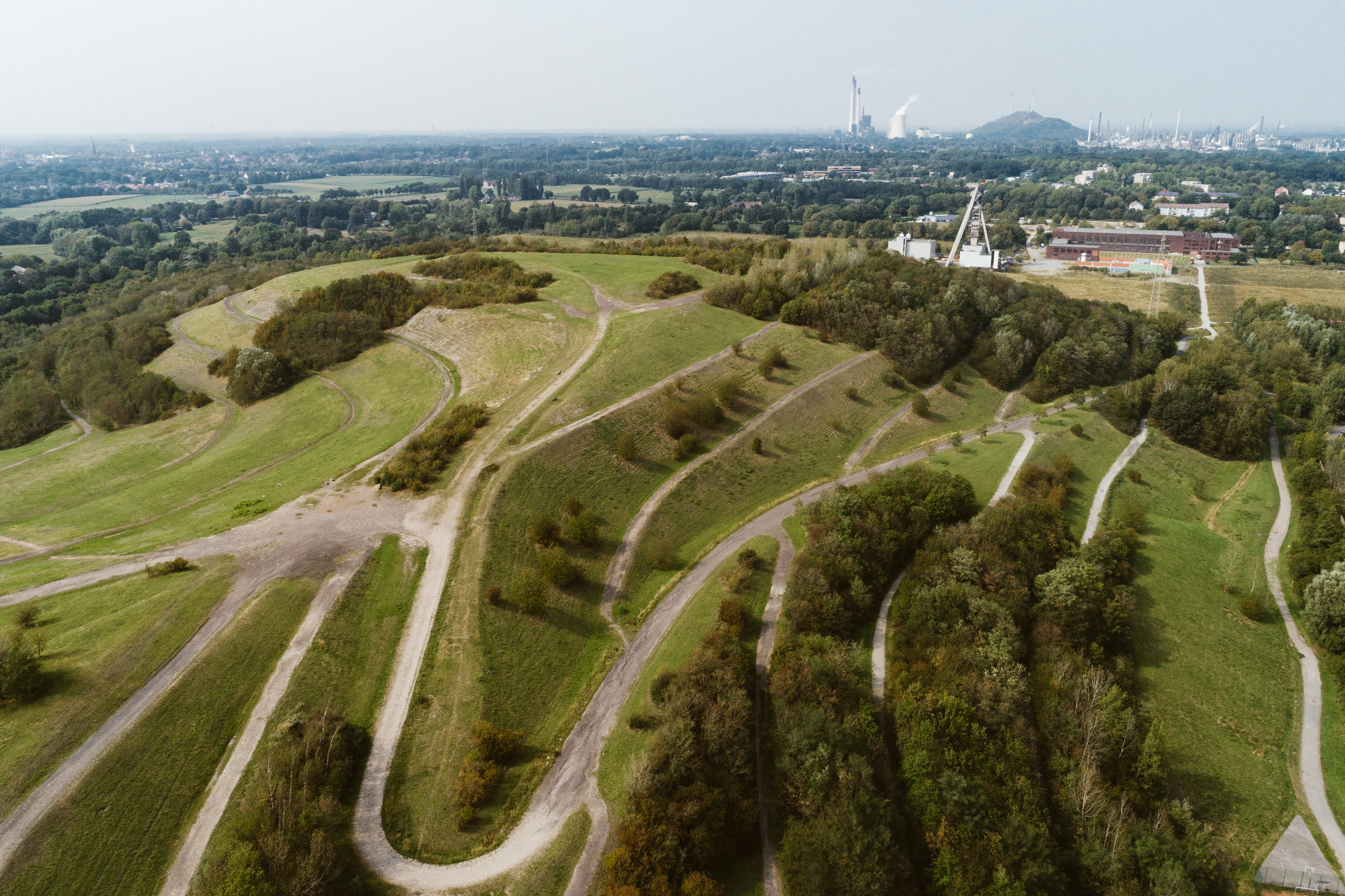 Die Halde Rungenberg in Gelsenkirchen.