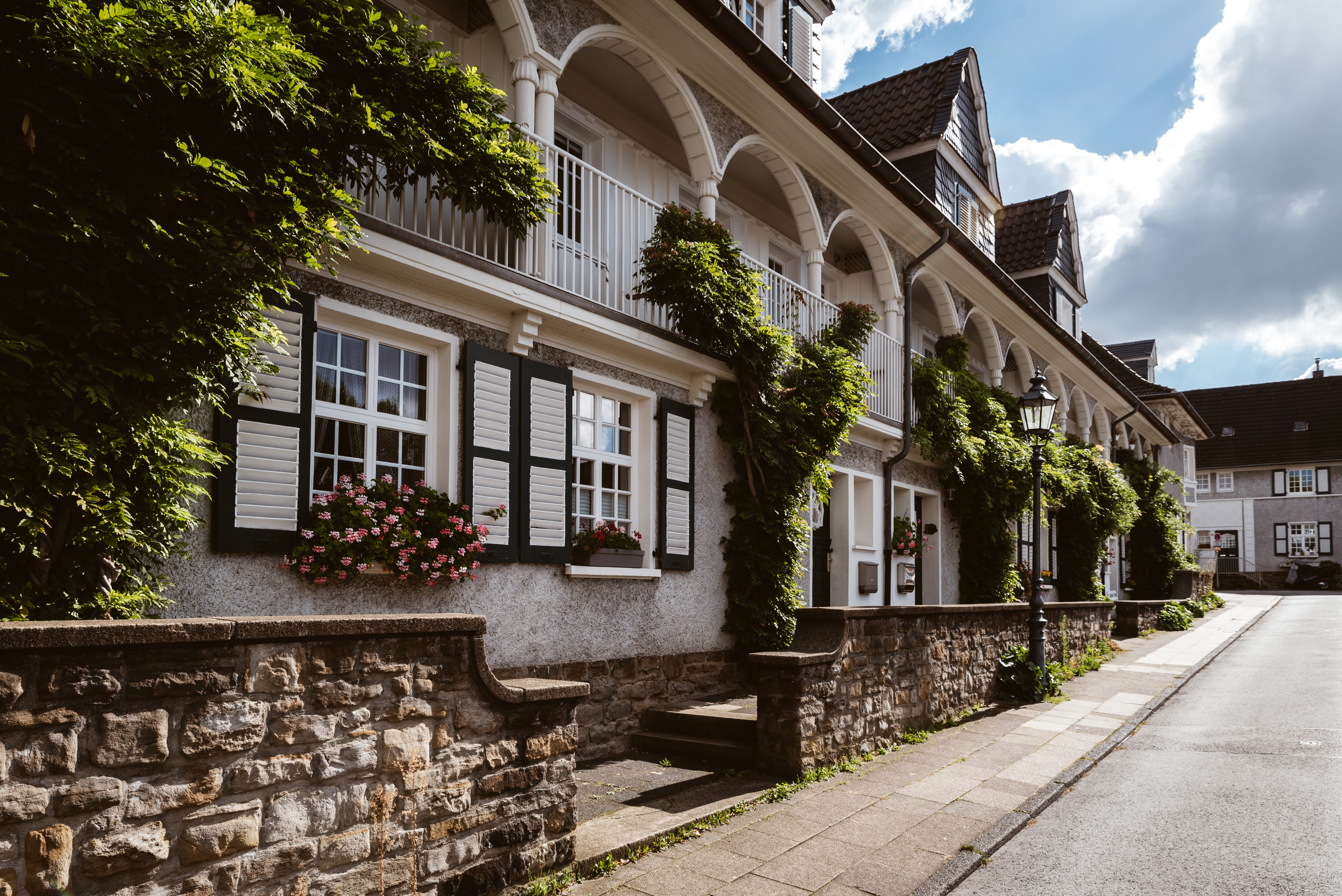 Die Siedlung Margarethenhöhe in Essen.