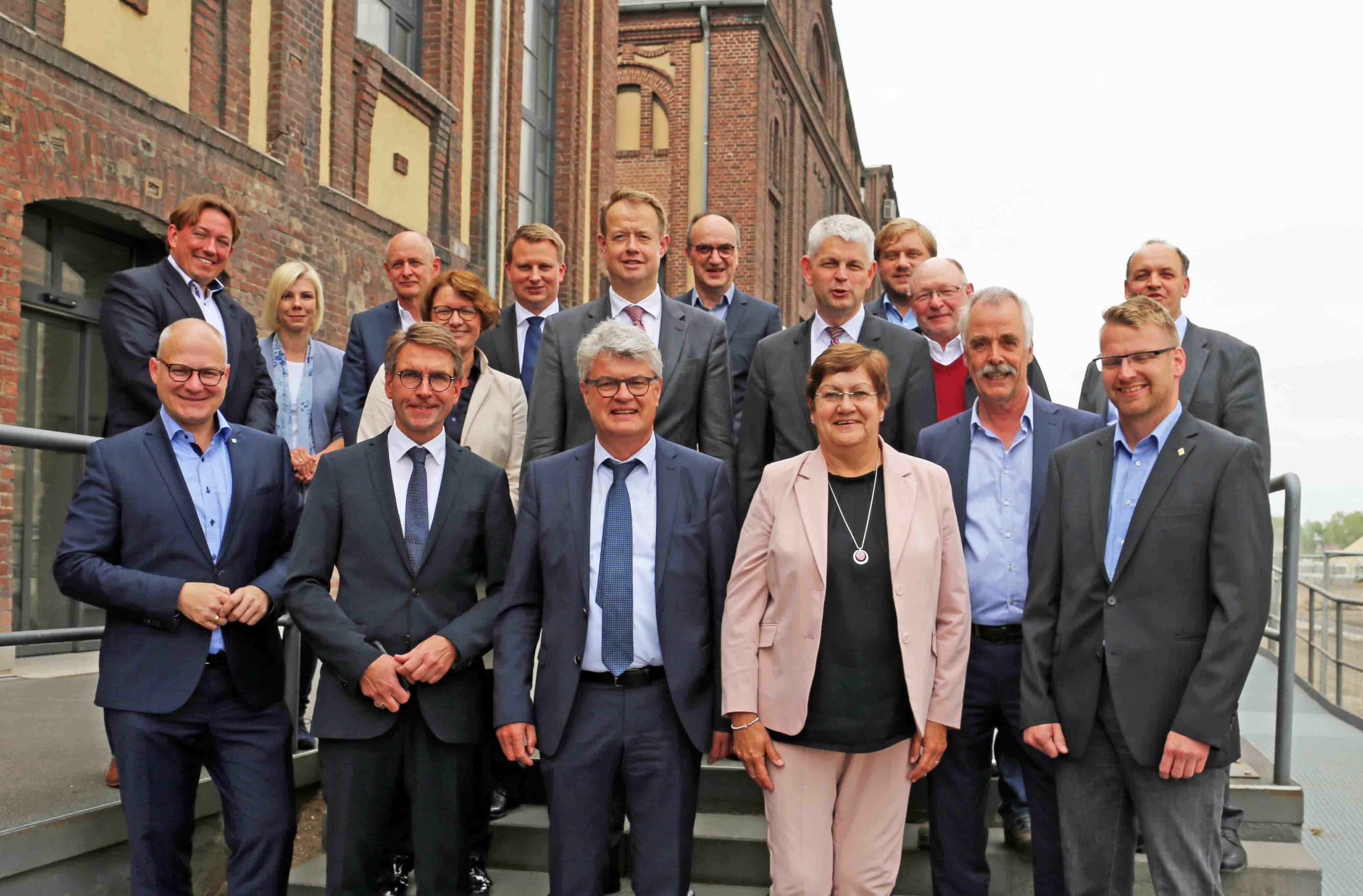 Teilnehmende des Lenkungskreises Bergbauflächenvereinbarung 2019 Foto: RVRin Kamp-Lintfort 